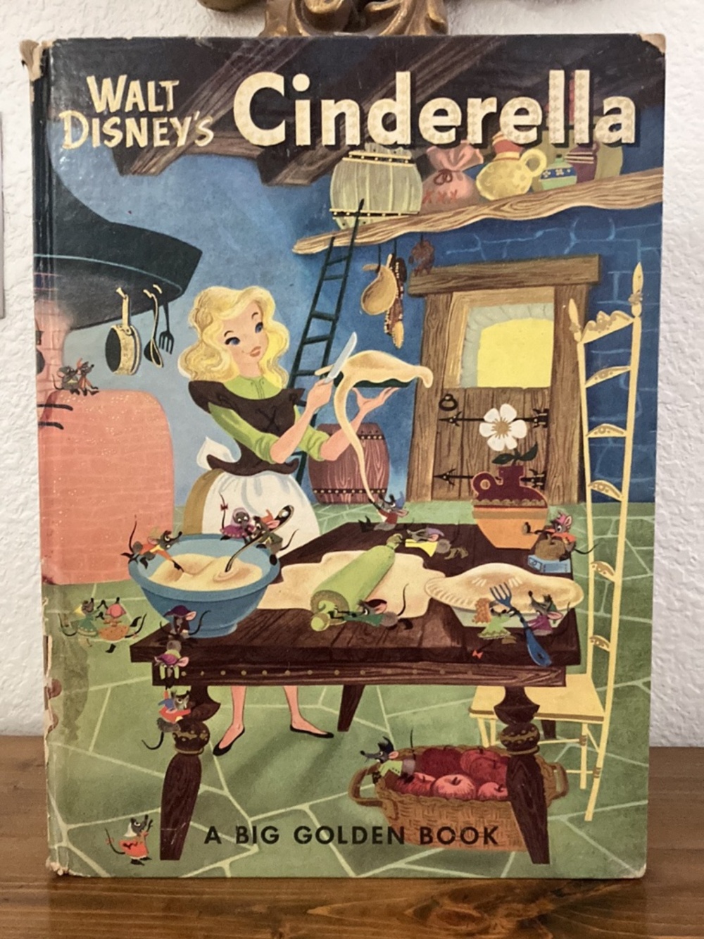 Vintage Walt Disney’s Cinderella Big Golden Book